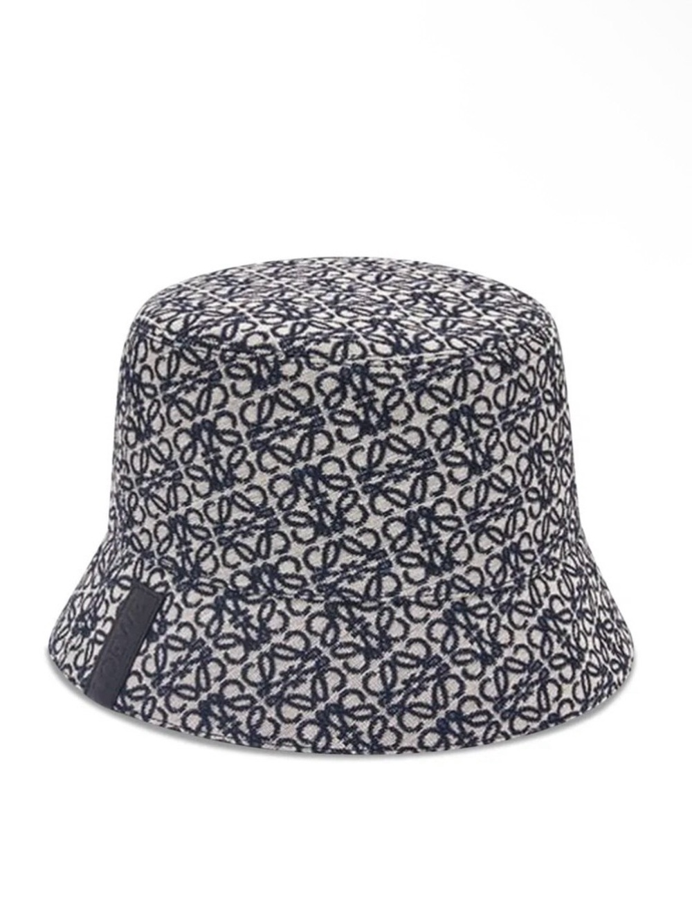 Loewe Navy and Cream Anagram Monogram Hat